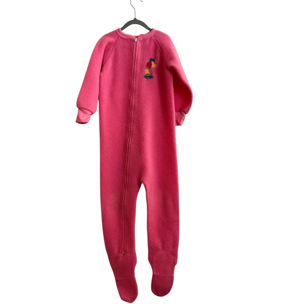 Vintage Paddington Bear pink footie